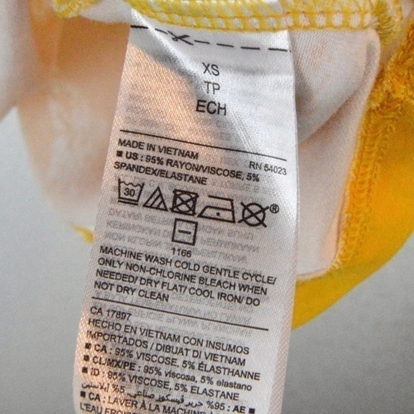 Old Navy High Neck Sleeveless Halter Swing Style Dress, XS, Golden Palm Print - Picture 5 of 10